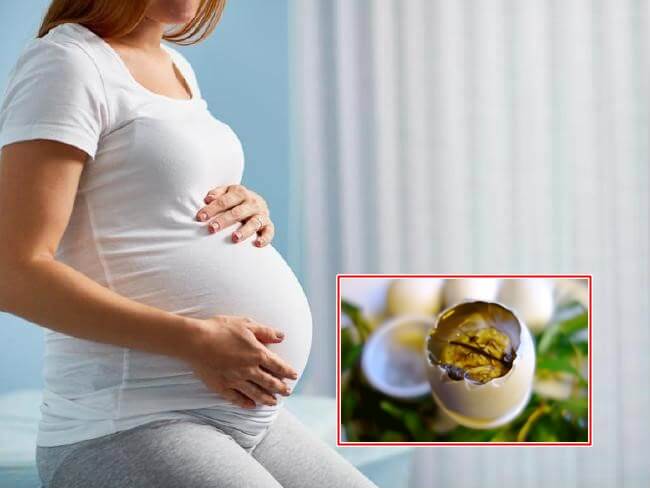 bà bầu ăn trứng vịt lộn có tốt không