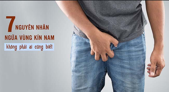 ngứa dùng kín ở nam giới