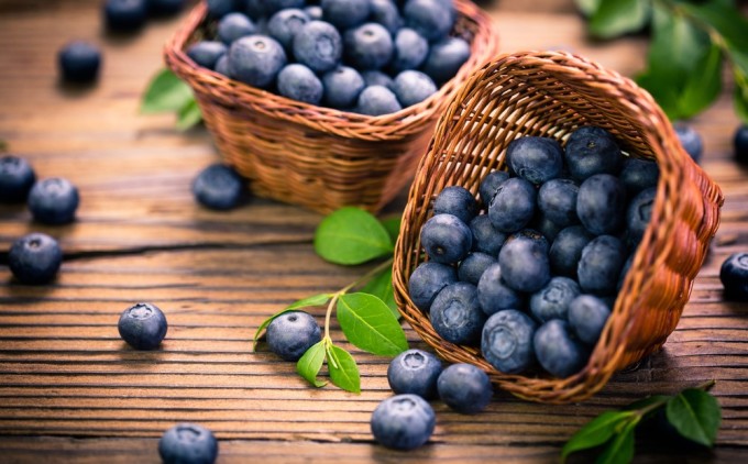 Blueberry còn được gọi là brainberry nhờ khả năng chống gốc tự do, góp phần tăng cường máu lên não. Ảnh: Shutterstock