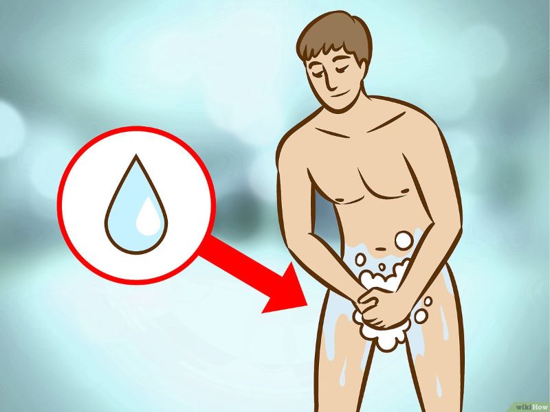 Vệ sinh sạch sẽ bộ phận sinh dục sau điều trị để tránh viêm nhiễm