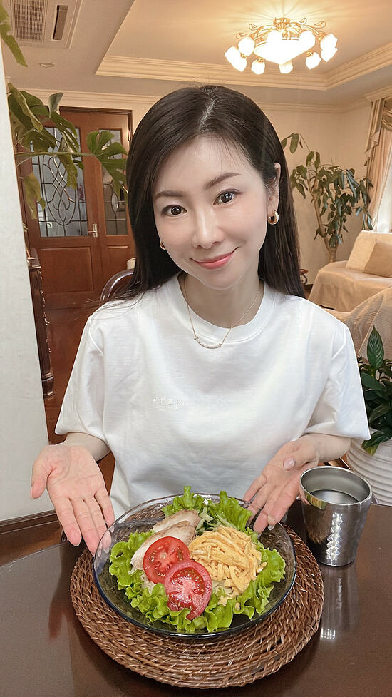 Một bữa ăn lành mạnh của Masako Mizutani. Ảnh: Masako Mizutani