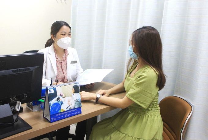 Bác sĩ bệnh viện Hưng Thịnh tư vấn nguy cơ viêm phụ khoa ở phụ nữ mang thai. Ảnh minh họa. BVCC