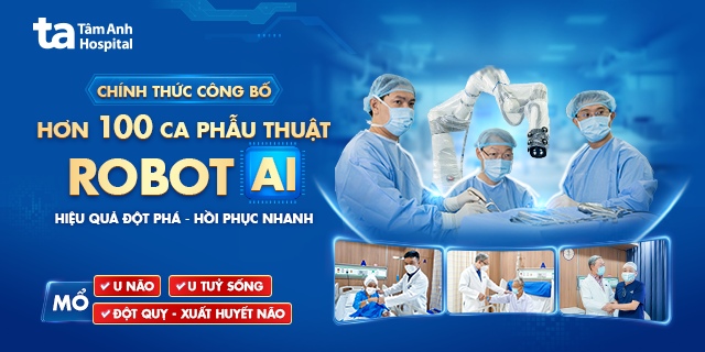 banner 100 ca mổ não u tủy sống mb