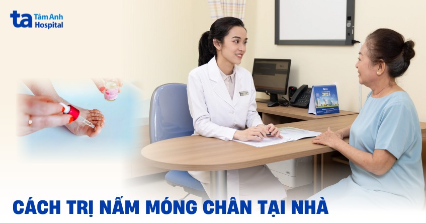 cách trị nấm móng chân tại nhà