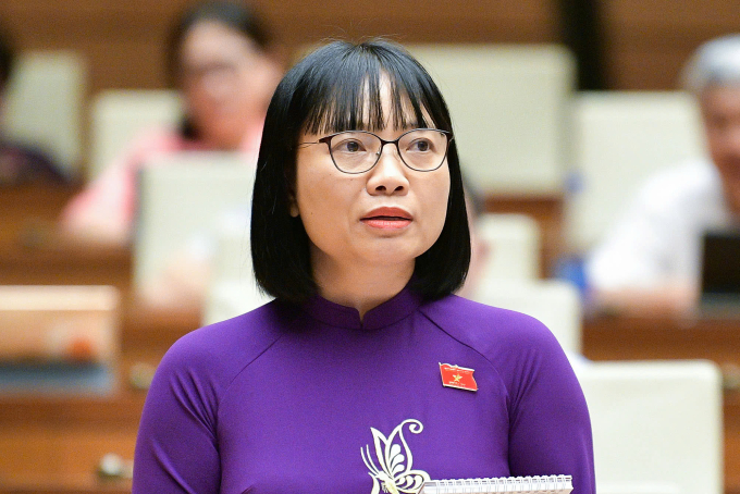 Phó đoàn Hải Dương Nguyễn Thị Việt Nga. Ảnh: Cổng TTĐT Quốc hội