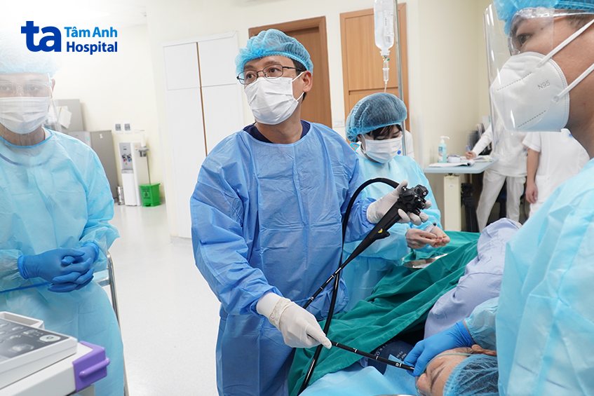 nội soi tầm soát ung thư dạ dày tại tâm anh