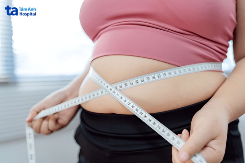 tăng cân quá nhanh khiến da bị rạn