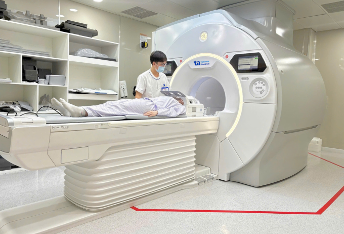 Chụp MRI 3 Tesla giúp phát hiện sớm các bất thường ở mạch máu não. Ảnh: Bệnh viện Đa khoa Tâm Anh