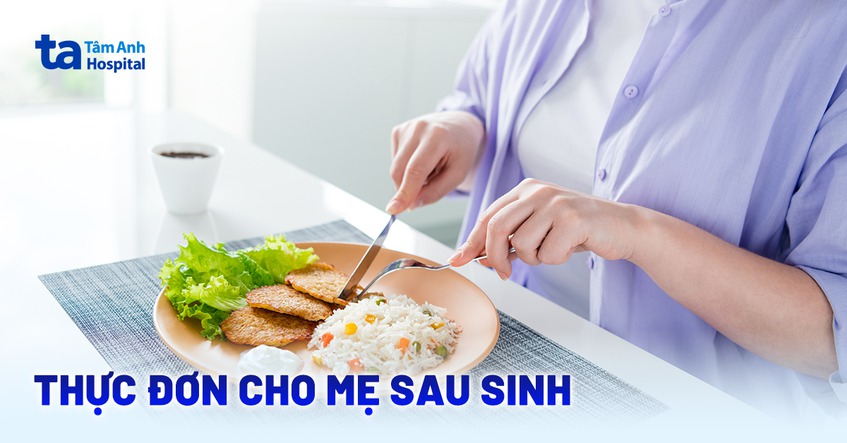 thực đơn cho mẹ sau sinh