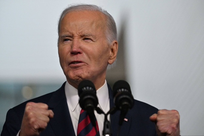 Cựu Tổng thống Joe Biden phát biểu tại sự kiện ở Charleston, Nam Carolina ngày 19/1. Ảnh: AFP