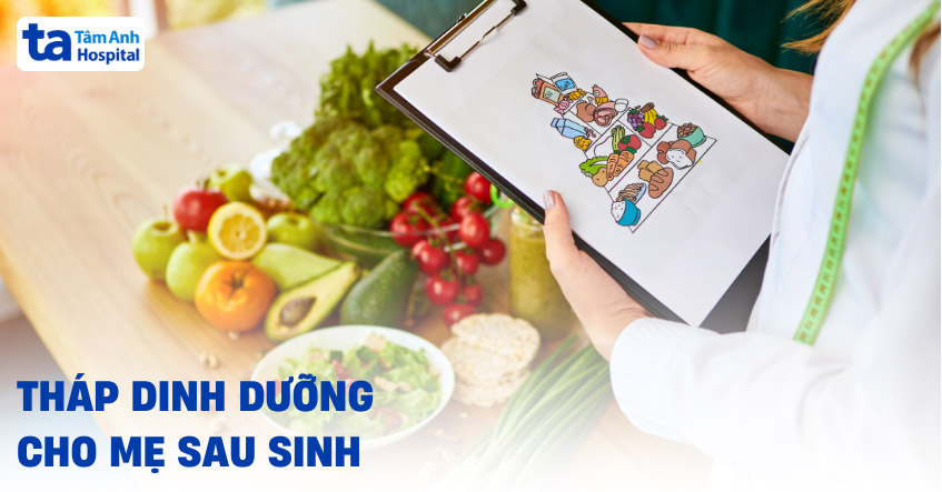 Tháp dinh dưỡng cho mẹ sau sinh