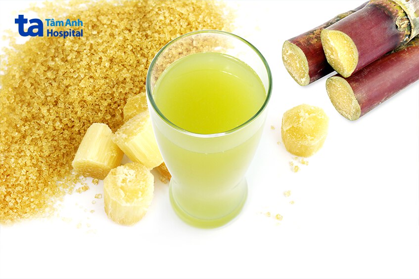 nước mía chứa nhiều khoáng chất