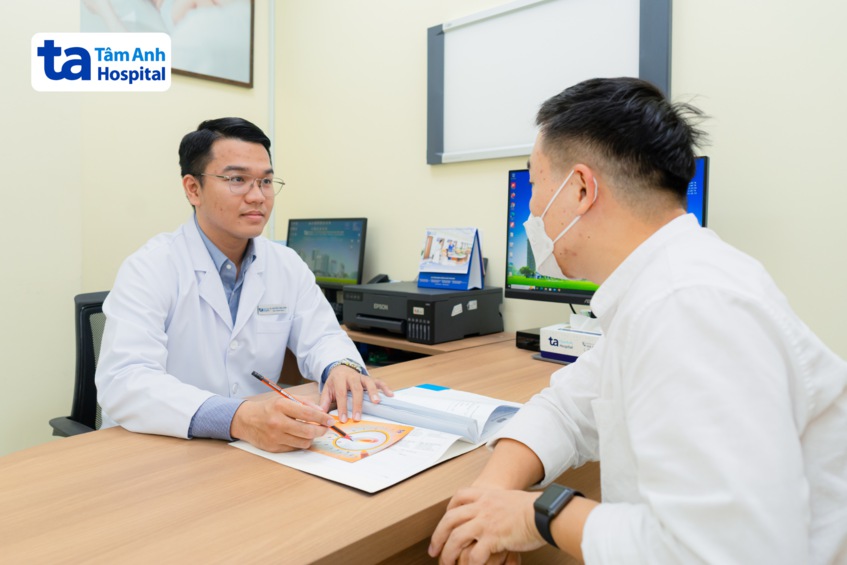 nam giới đến thăm khám nam khoa