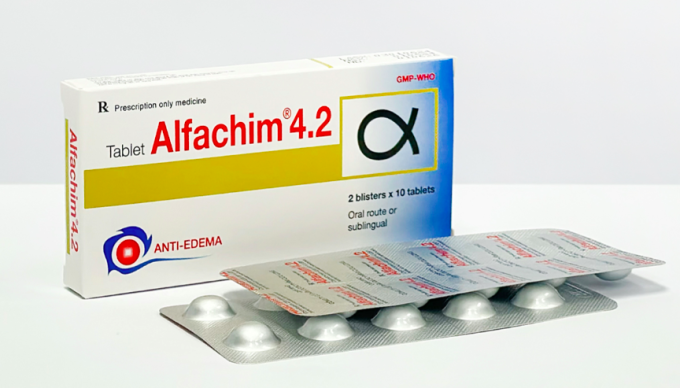 Một lô thuốc Alfachim 4.2 do Công ty cổ phần dược phẩm Cửu Long sản xuất bị thu hồi trên toàn quốc. Ảnh: Dược Cửu Long